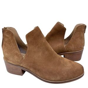 Steve Madden Raisie Brown Suede Leather Ankle Boot Bootie Womens 7